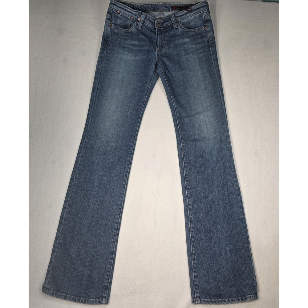 Rare SAMPLE Vintage AG Adriano Goldschmied Bootcut Y2K Low Rise Jeans 27R USA